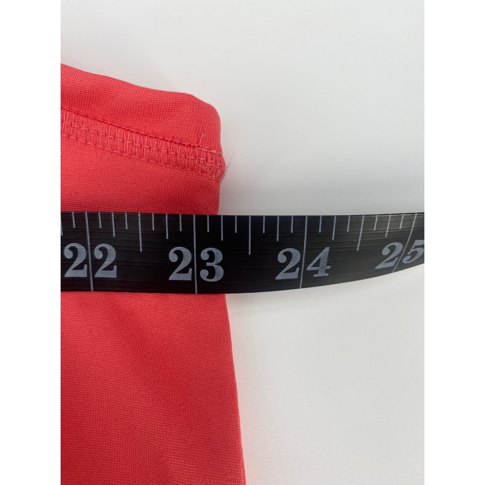Karen Scott Sport Sleeveless Top XL Coral Pink Activewear V-Stitch Excellent - Picture 5 of 7